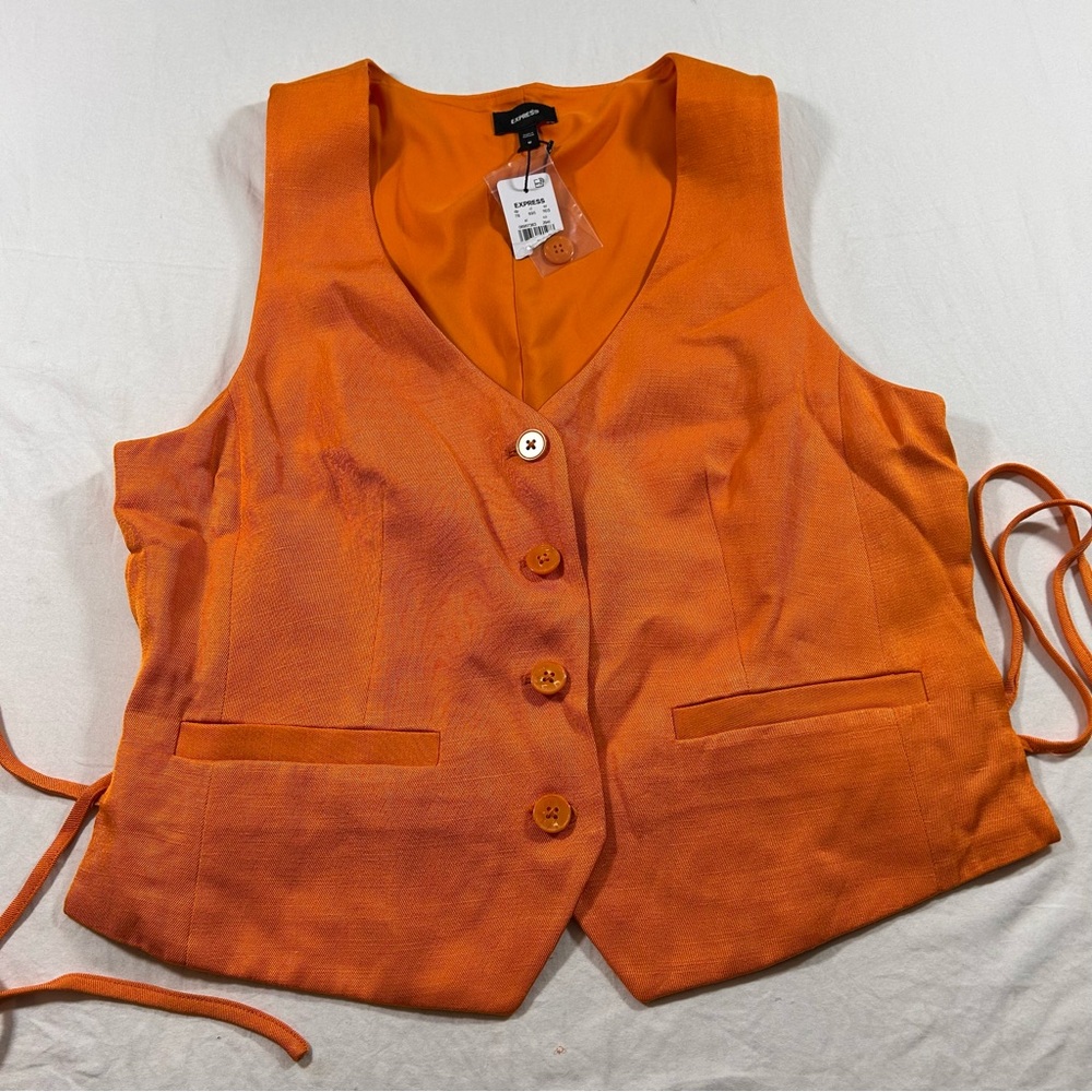 NWT Express Orange Vest